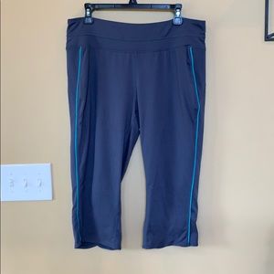 Tangerine cropped yoga pants